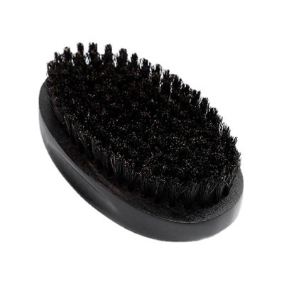 Boar Bristle Beard Brush Curved Handle Beard Shaving Brush For Beard Soften & Birthday Men