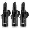 3PCS Eye Black Stick Face Body Paint Stick, Matte Black Lipstick, Long Lasting Waterproof Face Makeup for Halloween Zombie Clown Vampire Skeleton Skull Joker Cosplay Makeup Football Baseball Sport view 1