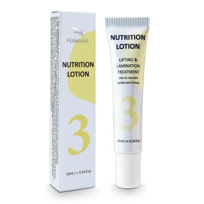 PERMANIA Nutrition Lotion, 10 ml Tube Design Salon Grade for Lash Lift and Brow Lamination Beauty Treatments (only nutrition lotion)