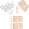 EWVVSS 2200-Pcs Eyebrow Wax Sticks & 600-Count Non Woven Wax Strips view 1