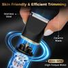 Bikini Trimmer for Women, 5-in-1 Waterproof Electric Razors for Women, Painless Pubic Hair Trimmer, Rechargeable Electric Shaver, Bikini Razor with Travel Case, Body Shaver & Face Nose Trimmer, Black view 4