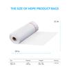 836 Pcs Paraffin Wax Liners for Hands and Feet, 11in x 19in x 13mic, Disposable Plastic Bags for Spa Wax Treatments, Home, and Salon Use  Printed with Caution Label view 2