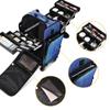 BYOOTIQUE Soft Sided Rolling Makeup Train Case Cosmetic Organizer Travel Trolley with Detachable Pouch & Shoulder Strap, Gradient Peacock Blue view 3