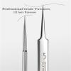 Acssart Blackhead Tools, Acssart Stainless Steel Blackhead Remover Tool Kit, Acssart Blackhead Removal Tools, Loyaltyness Tweezers, Professional Facial Blackhead Remover Tweezers (A) view 3