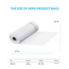 960 Pcs Paraffin Wax Liners, 12in x 17in x 13mic, 4 Rolls per Case  Disposable Plastic Bags for Hand and Foot Wax Treatments, Ideal for Spa, Salon, and Home Use  Printed with Caution Label view 2