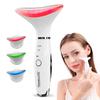 3-in-1 Portable Face and Neck Massager Tool with LED, Red Light Therapy, Vibration & Thermal Functions for Skin Care, Lifting & Firming, Galvanic Facial Machine. view 1