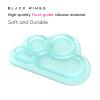 Blackwings Multi-Use Silicone Palette for Makeup, Nail Art, Lashlift & Painting, Cloud Design Style, Reusable Blending Board with Customizable Zones, Portable & Easy Clean for Professionals/DYI view 4