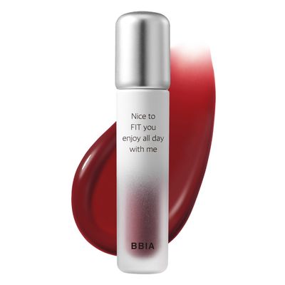 BBIA Air Fit Tint - Ultra Adherent Fixing Lip Stain Long-Lasting Lightweight High Pigment Clear Colors Non-Smudging Airy Velvet Matte Finish Korean Daily Makeup Lip Tint (05 STICK WITH U, Pack of 1)