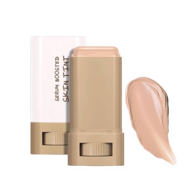 SWETIYOU Beauty Balm Serum Boosted Skin Tint, Foundation Makeup Stick Hydrating Tinted Moisturizer, Lightweight and Buildable Solid Tinted Hydrating Serum Foundation Contour Stick, Natural Finish(05#)