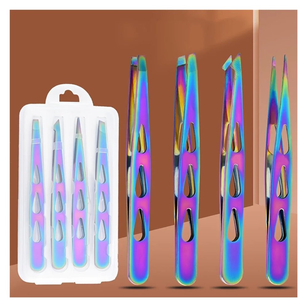 Eyebrow Tweezers Set - Professional Precision For Brow Shaping, Beard Plucking & False Lash Application,Eyebrow Tool Set