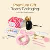 Colorfarm Facial Steamer Nano Ionic: Face Steamer Home Spa Kit Deep Cleaning Unclogs Pores Sinuses Inhaler with 8 Skin Care Tools - Relaxing Self Care Skincare Beauty Gifts for Women (Black Gold) view 2