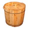 TBLOTYD Wooden Barrel Foot Spa Cedar Barrels, Foot Bath Barrels, Heightened Wash Basins, Foot Bath Tubs, Pedicure Basins, Fumigation Buckets, Wooden Foot Wash Buckets with Lids,Household,H view 1