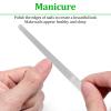 2 PCS Diamond File for Nails Stainless Steel Nail File Diamond Dust Nails Dresser for Natural Nail Stainless Steel Fingernail Files with Pointed Tip for Manicure Pedicure (6.06 Inch) view 4