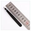 Black Eyebrow Tweezers Stainless Steel Slant Tip Hair Removal Makeup Tool Kit Eyelashes Extension Double Eyelid Application view 2