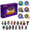 EvolutionUSA Purple Epic Superhero Bath Bombs for Kids, 6 Super Hero Bath Bombs with Toy Inside, Lush Childrens Bathbombs, Organic Bathbomb with Surprise Inside, Fizzy Fun Superhero Bath Balls view 2