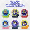 EvolutionUSA Purple Epic Superhero Bath Bombs for Kids, 6 Super Hero Bath Bombs with Toy Inside, Lush Childrens Bathbombs, Organic Bathbomb with Surprise Inside, Fizzy Fun Superhero Bath Balls view 3