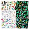 250+ Mixed Luminous Temporary Tattoos For Kids,Mixed Styles Glow In The Dark Tattoos for Boys and Girls,Mermaid Dinosaur Insect Fake Tattoo Stickers,Glow Party Supplies Arts and Crafts view 1