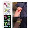 250+ Mixed Luminous Temporary Tattoos For Kids,Mixed Styles Glow In The Dark Tattoos for Boys and Girls,Mermaid Dinosaur Insect Fake Tattoo Stickers,Glow Party Supplies Arts and Crafts view 3