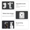 Shaver Holder for Shower Wall Adjustable Electric Razors Stand Self Adhesive Shower Shaver Holder with Drain Hole Plastic Razors Stand for Men Razors Stand Razors Stand for Men Shower Shaver Holder R view 2