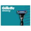 Gillette Mach3 Standard Razor for Men, 15 Replacement Blades, with Glide Strip for Smooth Glide and NEW Blade Coating, Includes Keyring view 1