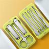 AFPSDLFJDLS Manicure Set Nail Clipper Stainless Steel Professional Toenail Cutter Portable Tools for Travel Trip view 2