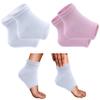 2 Pairs Moisturizing Heel Socks for Dry Cracked Feet, Gel Repair Moisture Spa Socks Foot Care Lotion Socks for Women Cracked Heel & Dry Foot Treatment Overnight view 1
