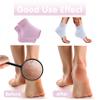 2 Pairs Moisturizing Heel Socks for Dry Cracked Feet, Gel Repair Moisture Spa Socks Foot Care Lotion Socks for Women Cracked Heel & Dry Foot Treatment Overnight view 2