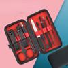 AFPSDLFJDLS Stainless Steel Nail Clippers Set Scissores Tweezer Ear Pick Multi-Function Daily Hand Foot Care Tools Set(E) view 3