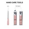 AFPSDLFJDLS 7Pcs/Set Professional Manicure Set Stainless Steel Nail Clippers Nail Art kit with Travel Case Beauty Makeup Tools view 3