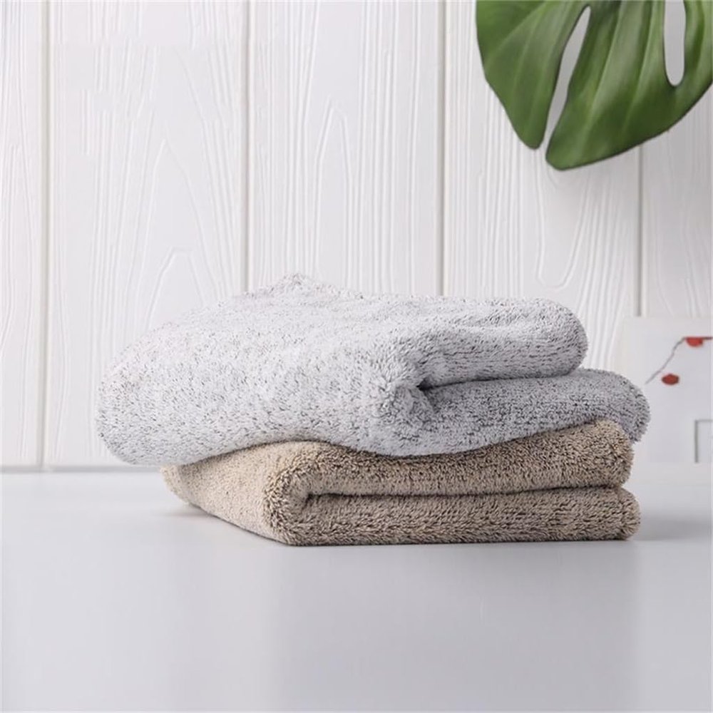 AFPSDLFJDLS Women Charcoal Fibre Hair Drying Towel Quick Drying Soft Towel Hair Drying Towel