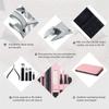AFPSDLFJDLS Professional 18 PCS Manicure Set Kit Pedicure Scissor Tweezer Eyebrow Cutter Nail Clipper Stainless Steel Nail Care Tool Sets(E) view 2