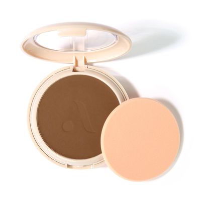 Absolute New York MFVF12 Deep Warm Velvet Focus Powder Foundation | Talc-Free, 12H Long-Lasting, Lightweight