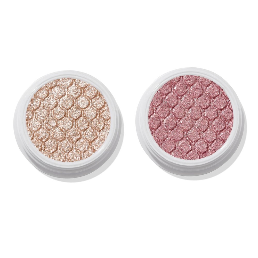 Colourpop Super Shock Shadow Bundle - High-Pigment, Crme-Powder Eye Makeup - Single Glitter Eyeshadow with Minimal Fallout and Unique Bouncy Texture - Ritz, Party of Five (Pack of 2, 0.07 oz each)