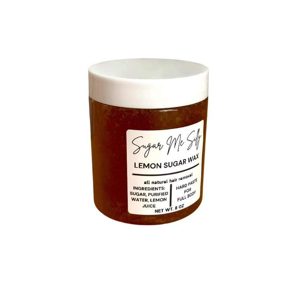 Lemon Sugar Wax, Sugar Paste, All Natural Hair Removal Paste, 8oz