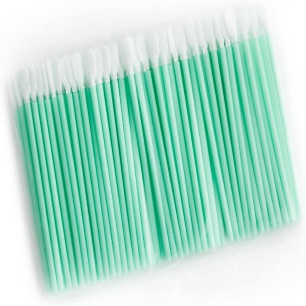 100pcs/bag Non-Woven Cotton swabs Dust-Proof Cleaning Wipes Q-Tips for Cleaning Laser Machine Focusing Lens Protection Window(Style B 121mm)