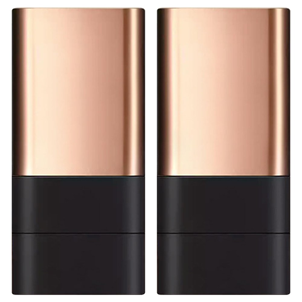 2Pcs Stick Foundations Makeup Stick, Hydrating Lightweight Foundations Stick with Built-In Brush, Long-lasting Multi-Purpose Foundations Makeup Eraser for Travel or Daily Use