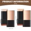 2Pcs Stick Foundations Makeup Stick, Hydrating Lightweight Foundations Stick with Built-In Brush, Long-lasting Multi-Purpose Foundations Makeup Eraser for Travel or Daily Use view 2
