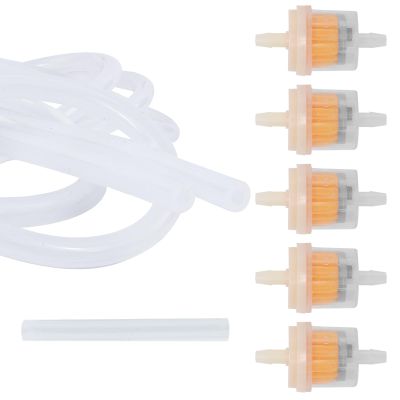 5PCS Microdermabrasion Filters + 1PCS 39" Silicone Tube, Replacement Filter Tube Set for Vacuum/Diamond Microdermabrasion Machines