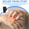 6 Pairs Cotton Gloves Eczema, Cotton Eczema Gloves for Women and Men, Touchscreen Fingerless Black Gloves for Art Handling, Fingerless Moisturizing Gloves for Dry Hands Overnight Skin Protect (Black) view 4