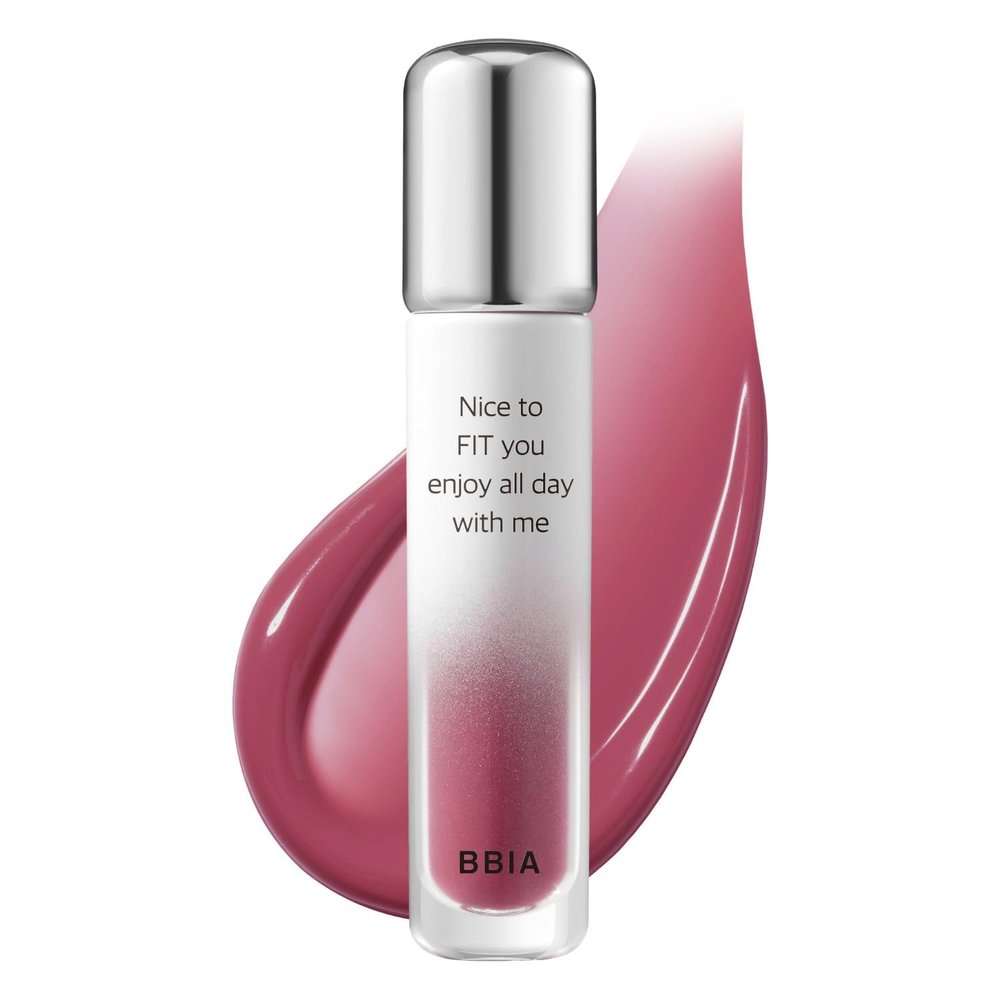 BBIA Water Fit Tint - Extreme Persistence Long-Lasting Watery Glow Fixing Tint Lightweight High Pigment Clear Colors Non-Smudging Glowy Finish Korean Daily Lip Makeup (02 JELLY-VELY, Pack of 1)