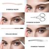 4-in-1 Eyebrow Grooming Set, Travel Brow Set, Japanese Blades Precision Eyebrow Razors W/Tweezer & Trimmer Scissor and Brow Brush, Professional Eyebrow Trimmers for Women, Travel Bag Included view 3