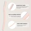 4-in-1 Eyebrow Grooming Set, Travel Brow Set, Japanese Blades Precision Eyebrow Razors W/Tweezer & Trimmer Scissor and Brow Brush, Professional Eyebrow Trimmers for Women, Travel Bag Included view 4