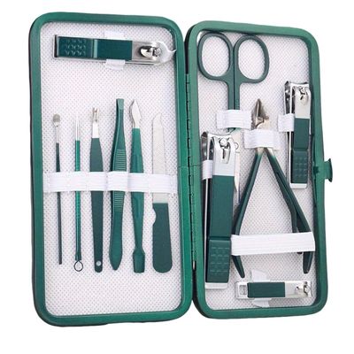 12-Piece Stainless Steel Nail Care Kit  Ultra-Sharp Manicure & Pedicure Tools for Men & Women, Perfect for Home or Travel!