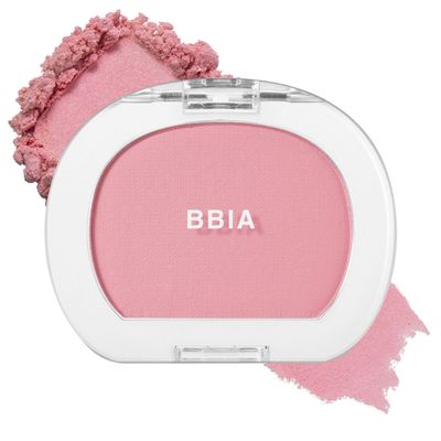 BBIA Last Blush NEW 15 Colors - Cheek Blush Shaping Shading Contour & Highlight Long-Lasting Matte Finish Natural Shades Buildable & Blendable Daily Korean Face Makeup (03 PINK MULLY, Pack of 1)
