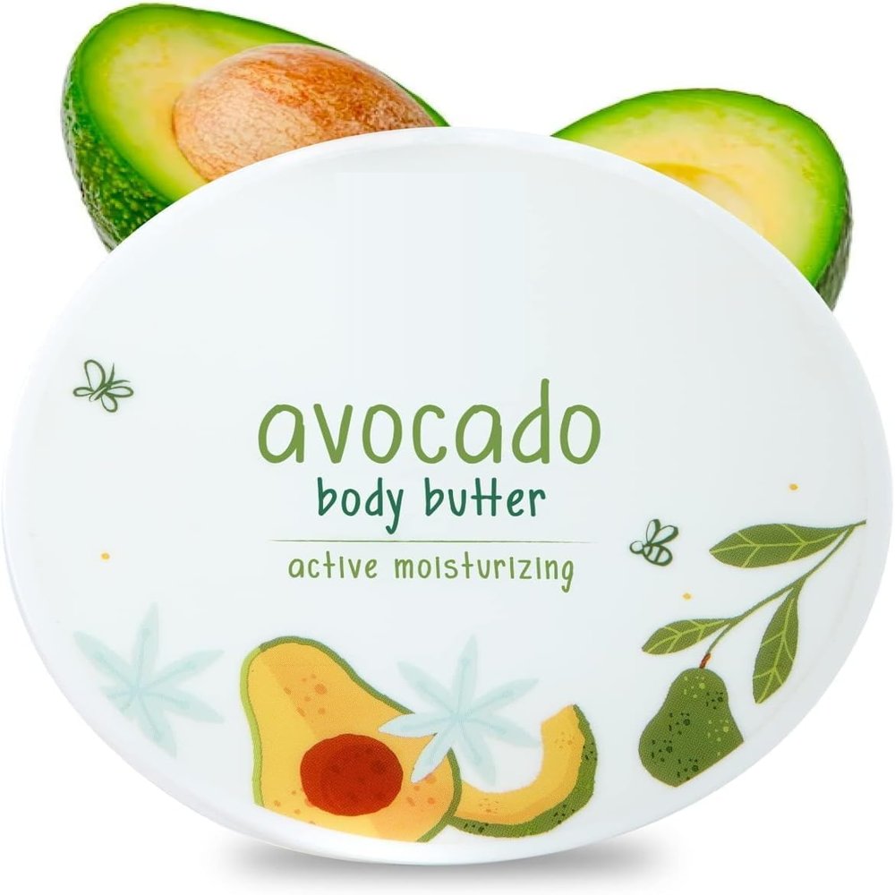 Avocado Moisturizing Body Butter with Cocoa Butter & Shea Butter for & Nourishment-Sulphate & Paraben Free - 200 g