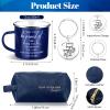 3 Pcs Thank You Gift for Men Employee Appreciation Gift Leather Toiletry Bag 12 oz Inspirational Mug Motivational Keychain May You Be Proud Sign for Team Coach Male Staff Teacher Coworker(Blue) view 2