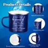3 Pcs Thank You Gift for Men Employee Appreciation Gift Leather Toiletry Bag 12 oz Inspirational Mug Motivational Keychain May You Be Proud Sign for Team Coach Male Staff Teacher Coworker(Blue) view 3