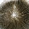 Mens Hair Piece Human Hair System for Men Toupee 0.06mm Ultra Thin Skin Hair Replacement System for Mens Hairpieces Protesis Capilar #710 7# VERY LIGHT BROWN+10% GREY 6x8 80% light density view 4