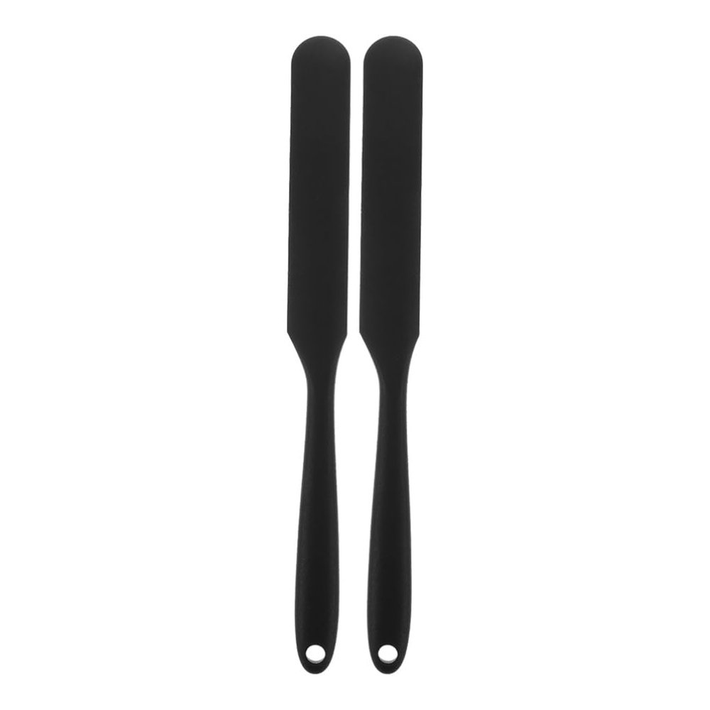 Beaupretty 2pcs Silicone Waxing Applicator Sticks Reusable Body Hair Removal Tools for Efficient Application Large Scraper Ergonomic Grip for Salon Eyebrow Waxing