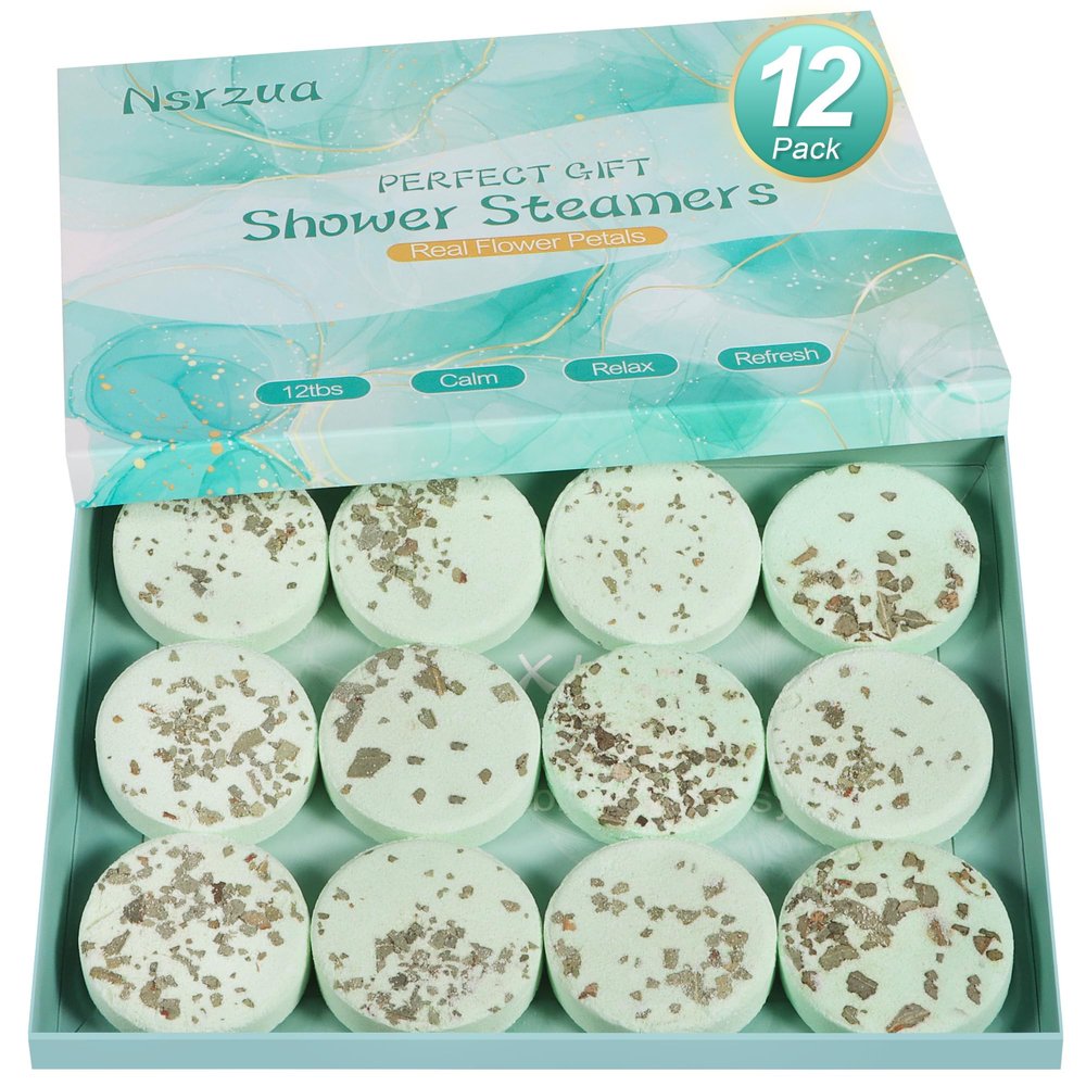 Shower Steamers Aromatherapy Birthday Gifts for Women-12 Pack Mothers Day Gifts,Gifts for Grandma,Wife,Mothers,Stress Relief and Relaxation Gifts for Women and Men,Created Your Own Home SPA